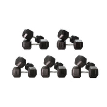 Load image into Gallery viewer, 27.5kg to 37.5kg Hex Dumbbell Bundle (5pairs - 325kg) - Oli Joy Sports