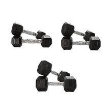 Load image into Gallery viewer, 2.5kg to 7.5kg Hex Dumbbell (3 pairs - 30kg) - Oli Joy Sports