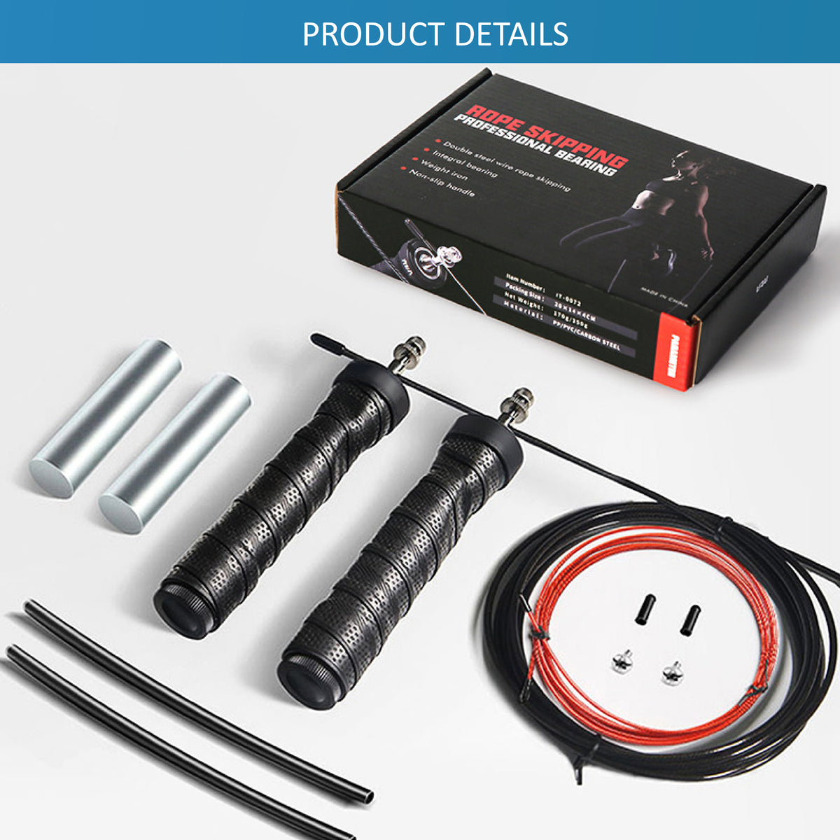 Professional weighted Bearing Skipping Rope | Oli Joy Sports