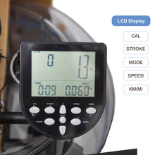 Load image into Gallery viewer, Foldable Wooden Water Rowing Machine With Adjustable Resistance - Oli Joy Sports