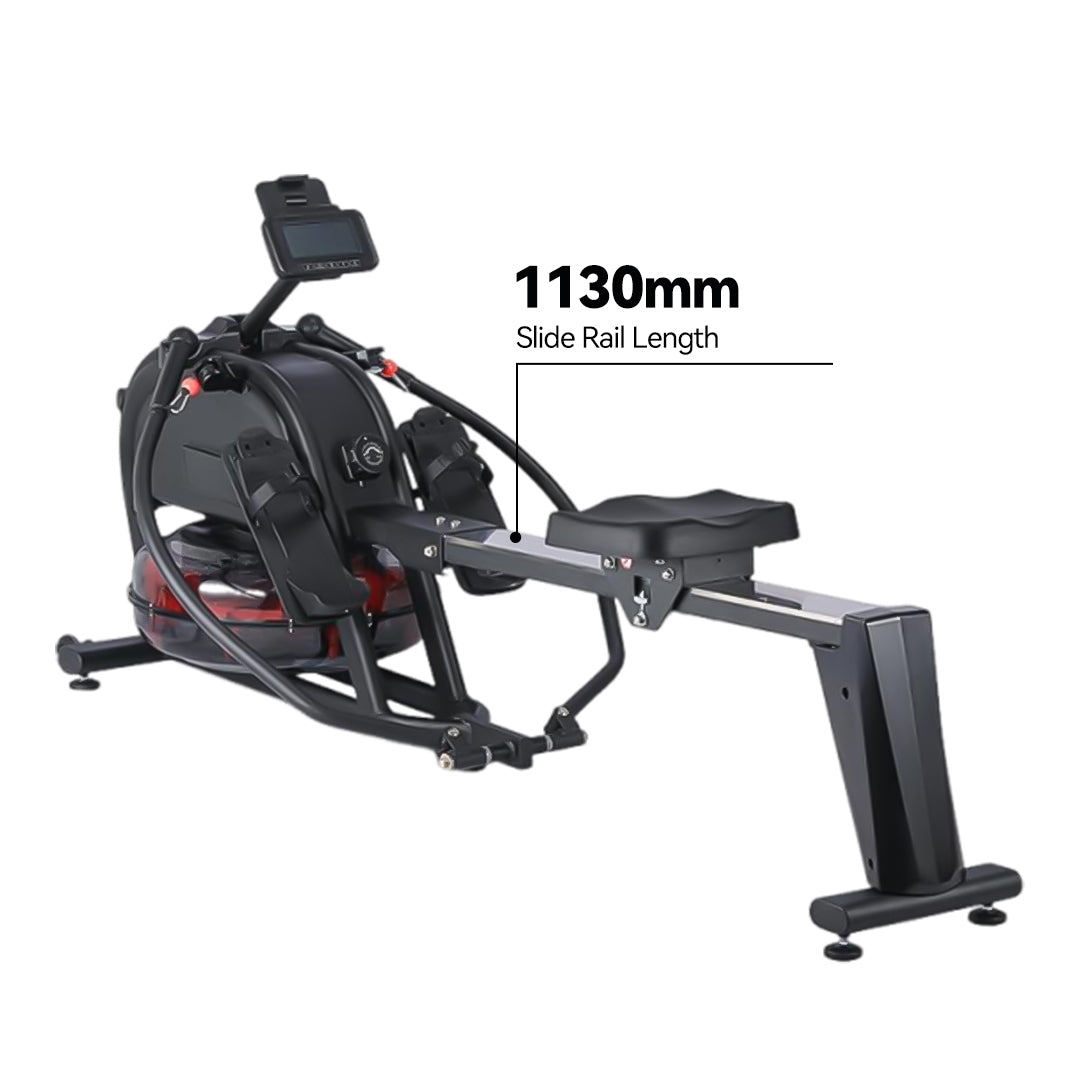 Magnetic & Water Resistance Dual-Oar Wind Rowing Machine