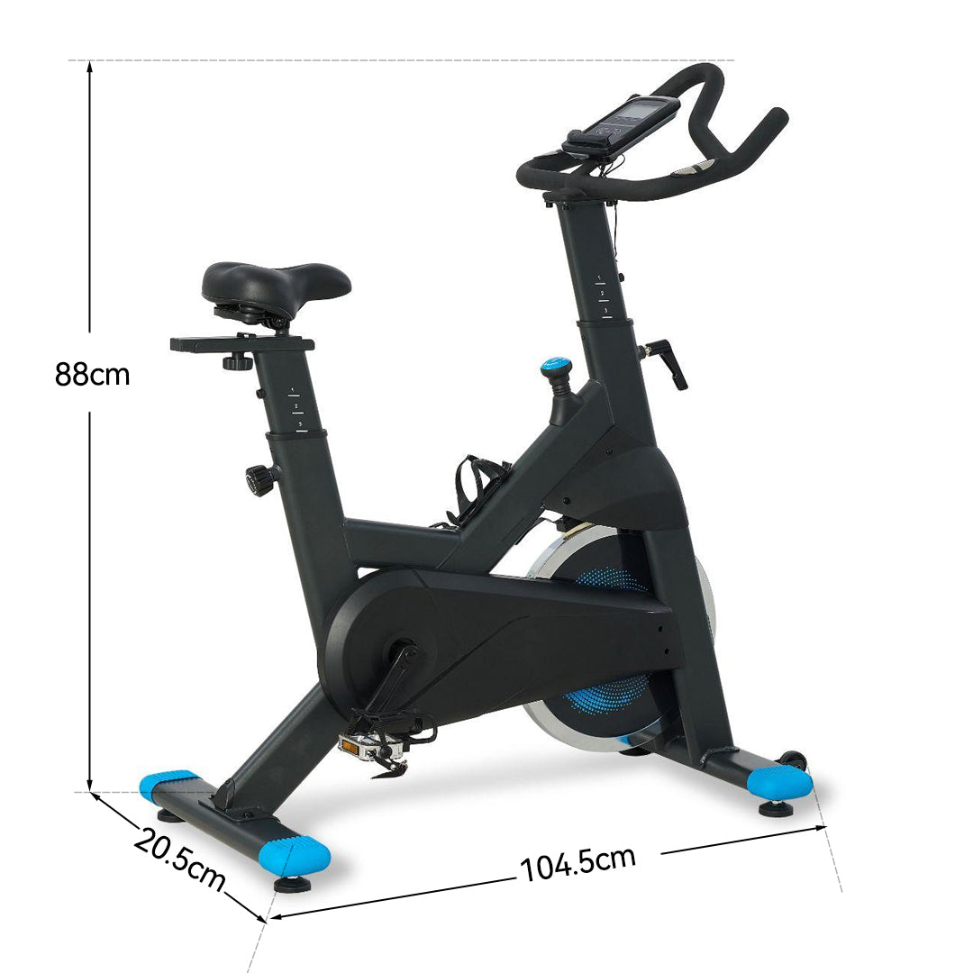 Commercial 18kg Flywheel Spin Bike with Adjustable Felt Resistance