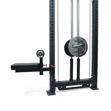 Load image into Gallery viewer, 3.0mm  Power Rack Bundle with Single Cable Station, Lat Pulldown Seat &amp; 105kg Cast Iron Plates for Strength Training
