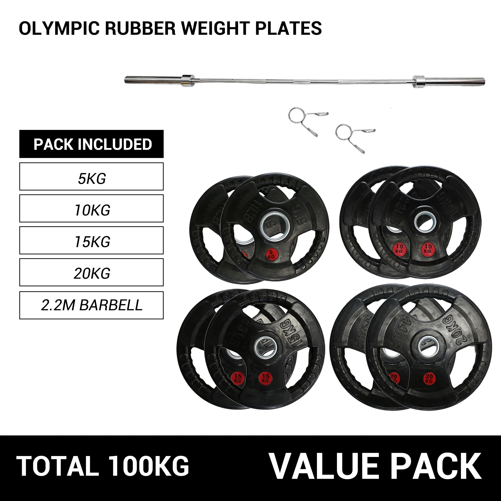 Impact Home gym fitness Multi Trainer（5383） + Adjustable Bench + Olympic Weight Plates(100kg) + Olympic Barbell