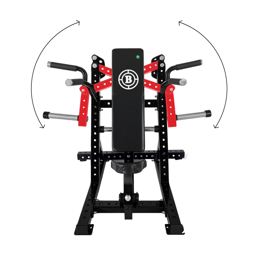 Preorder OLI JOY Plate-Loaded Angled Shoulder Press Machine