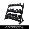 Adjustable dumbbell set premium home gym