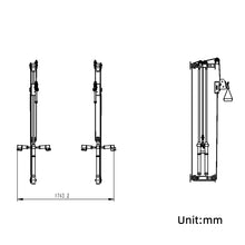 Load image into Gallery viewer, Cable Crossover System Plate Load 2.0mm Modular Power Rack Syste
