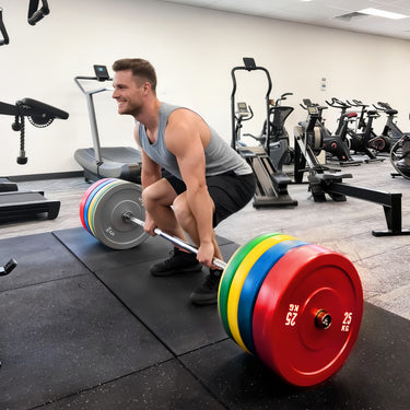 OLI JOY 150KG Colour Bumper Plate Bundle (5/10/15/20/25KG)