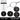 OLI JOY 140KG Black Bumper Plate & Hex Trap Bar Bundle
