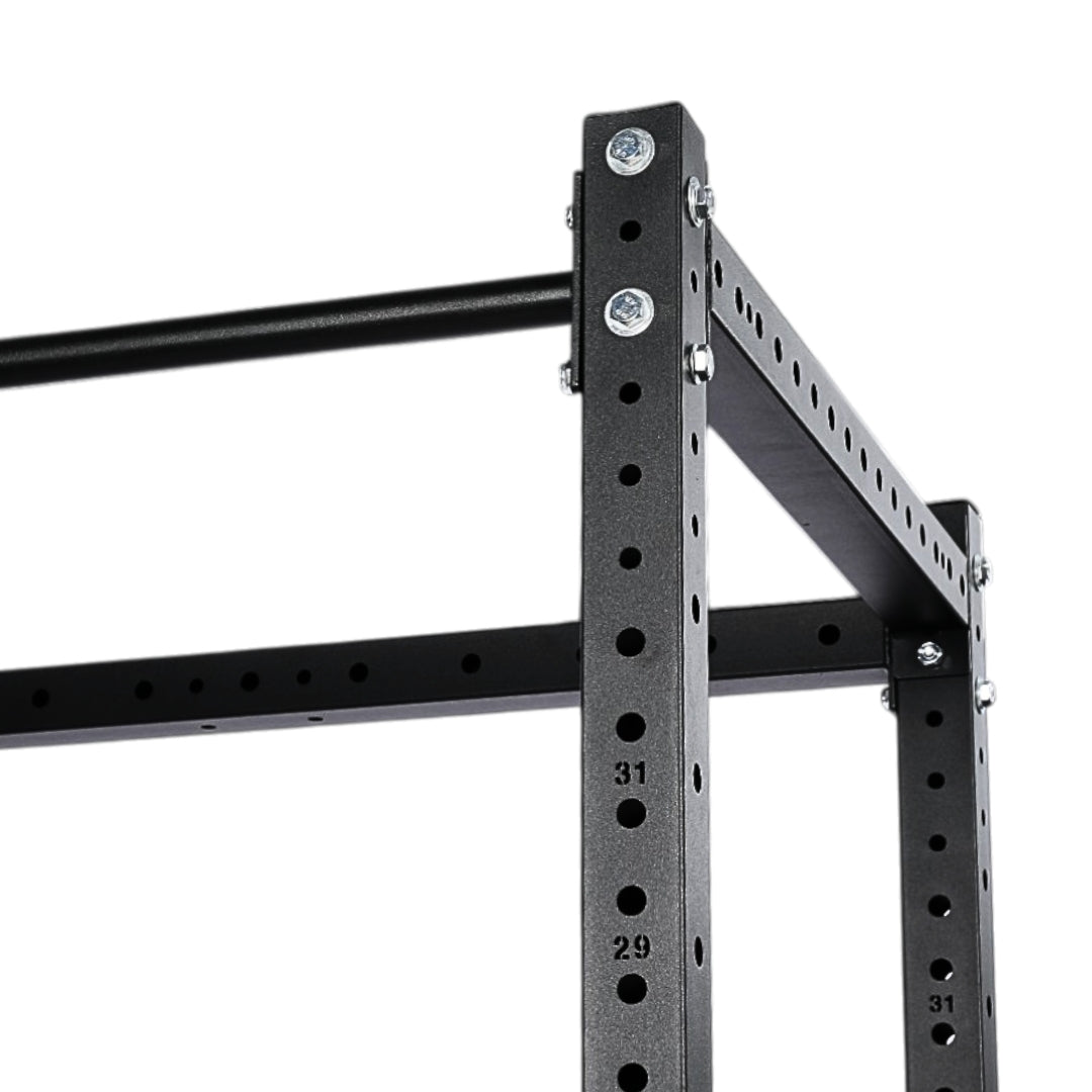 Preorder Oli Joy Half Cage Power Rack with Weight Plate Storage System & Adjustable Bench, 2.0mm Steel Frame