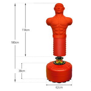 Silicone Skin Free-Standing Human BOB Boxing Punching Dummy Bag – Dummy Bag, Bob Punching Dummy, Heavy Bag and Stand