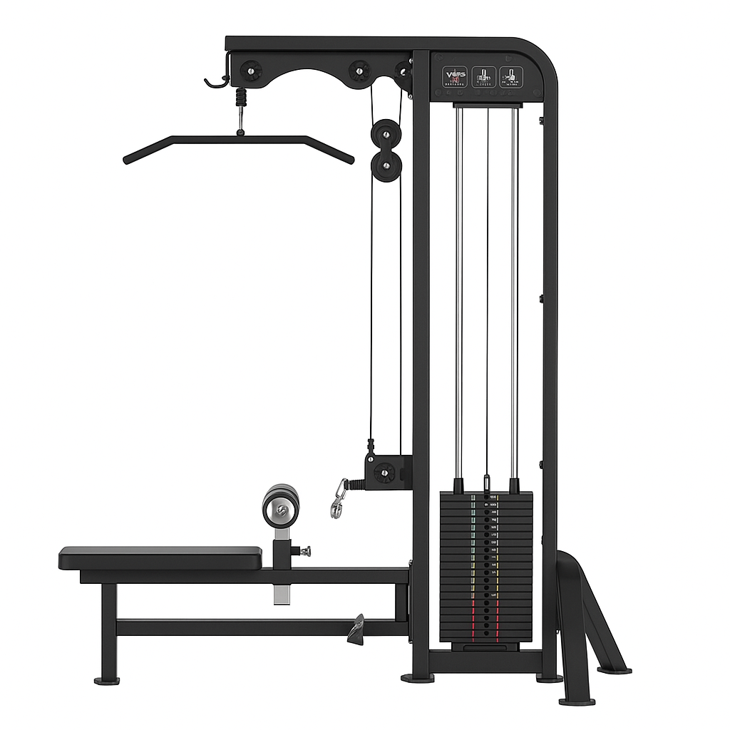 OLI JOY Commercial Pin-Loaded Lat Pulldown & Seated Row Machine