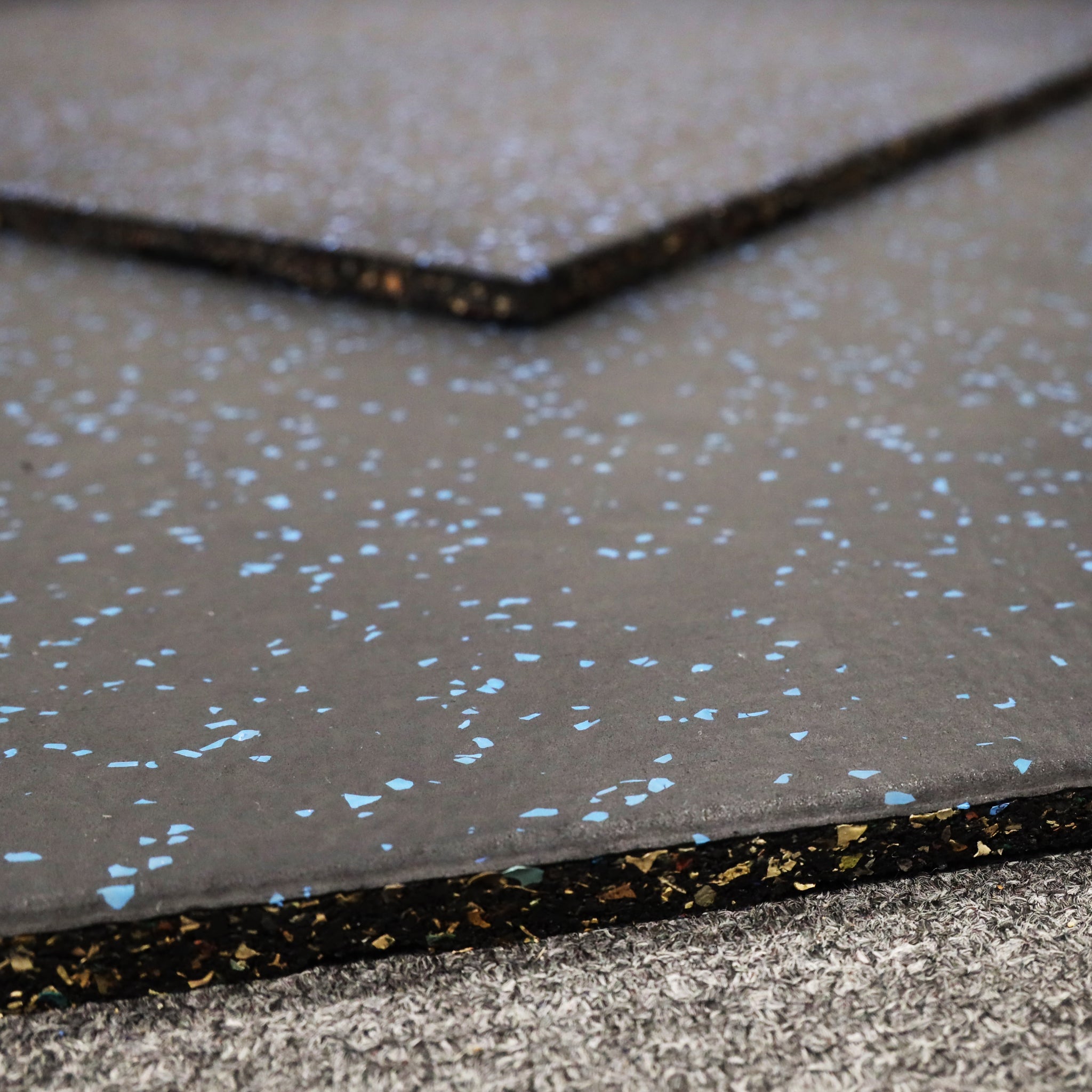 Pre Order 20mm Flooring Mat Soft Rubber Gym Flooring 1Mx 1M Tiles Mat - Oli Joy Sports 