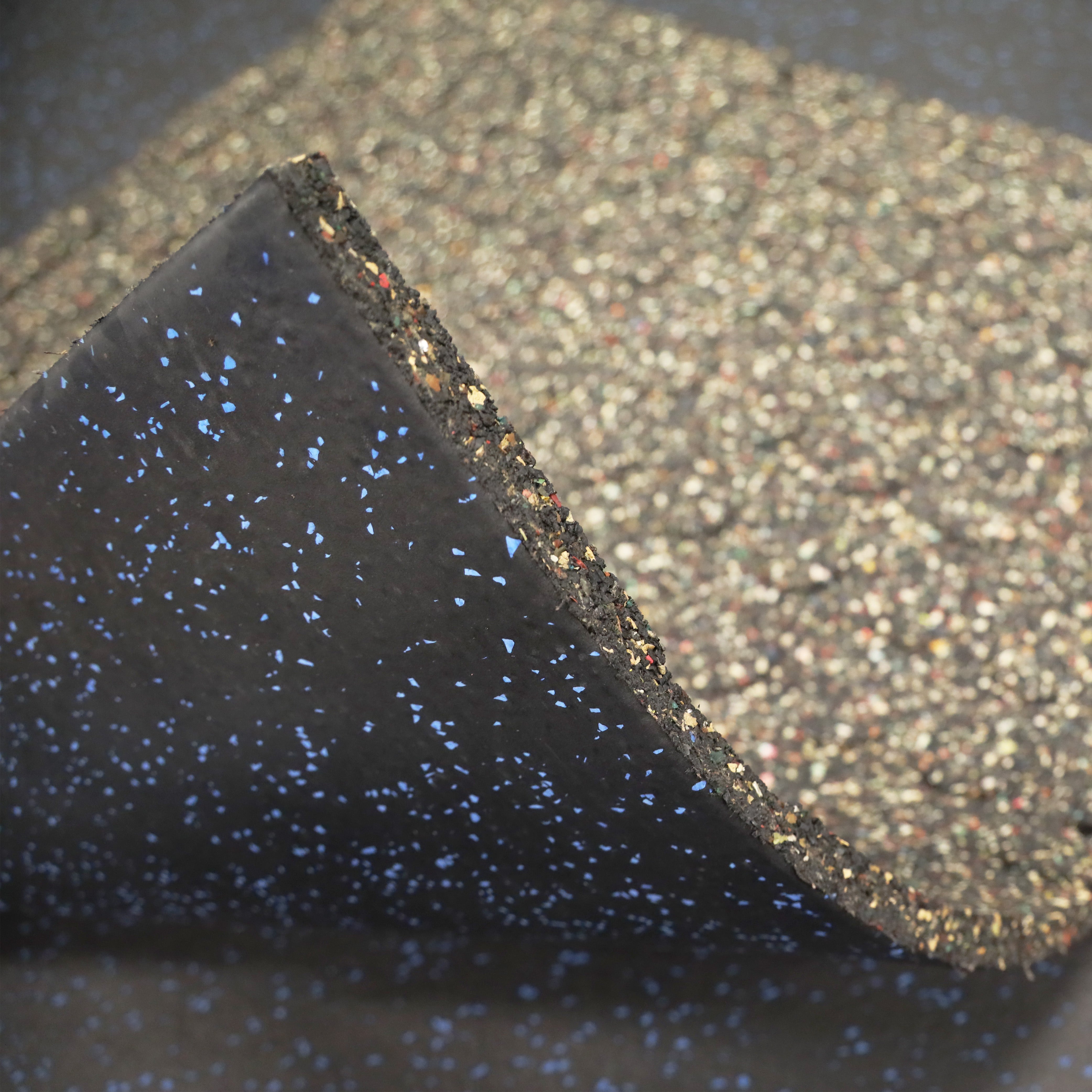 Pre Order 6PCS* 20mm Flooring Mat Soft Rubber Gym Flooring 1Mx 1M Tiles Mat - Oli Joy Sports 