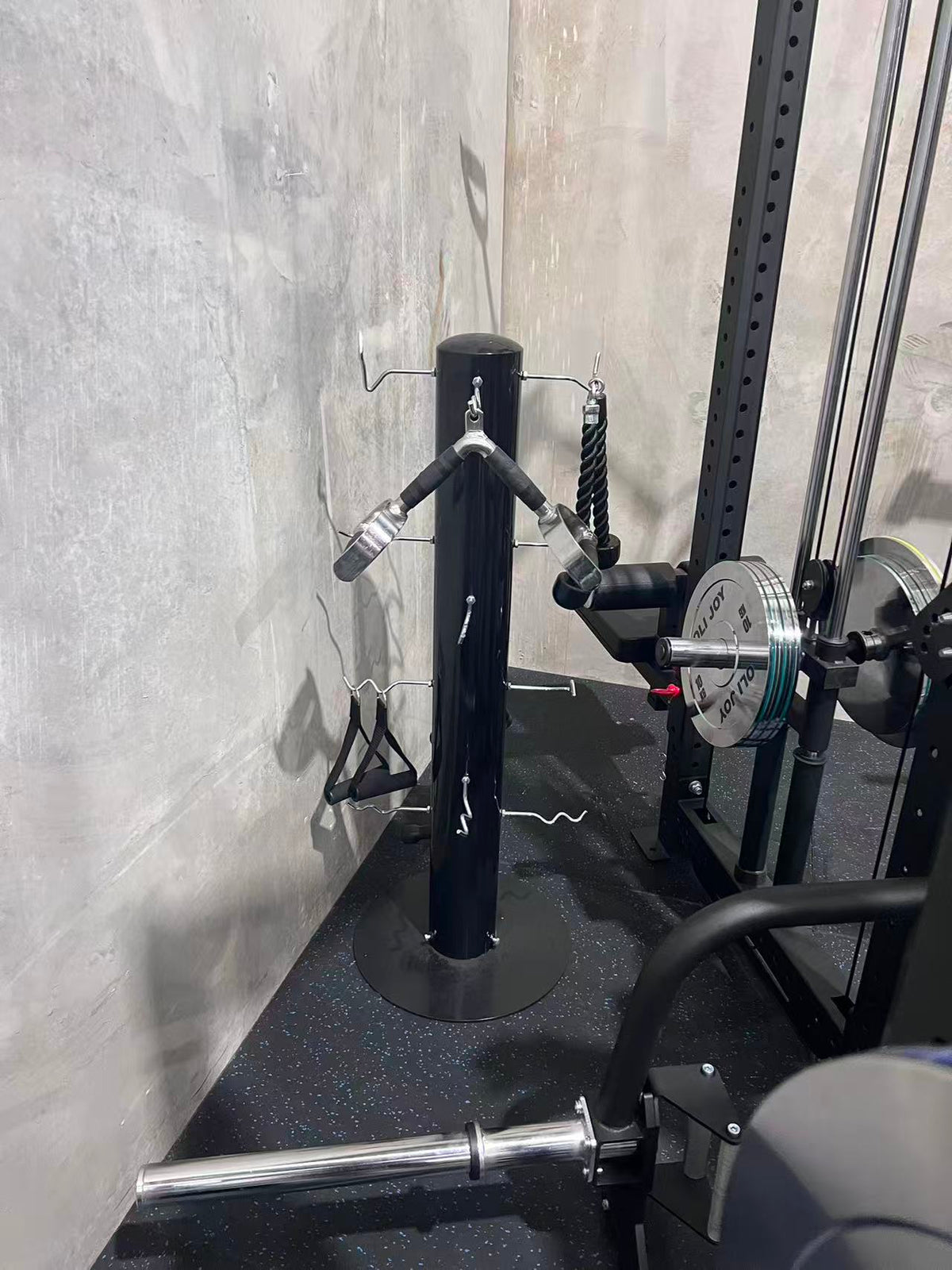 Vertical Storage Rack For Cable Attachments