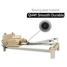 Load image into Gallery viewer, OliJoy StudioPro™ Aluminum Full-Track Pilates Reformer | Commercial LuxeTrack™ Precision Aluminum Pilates Reformer
