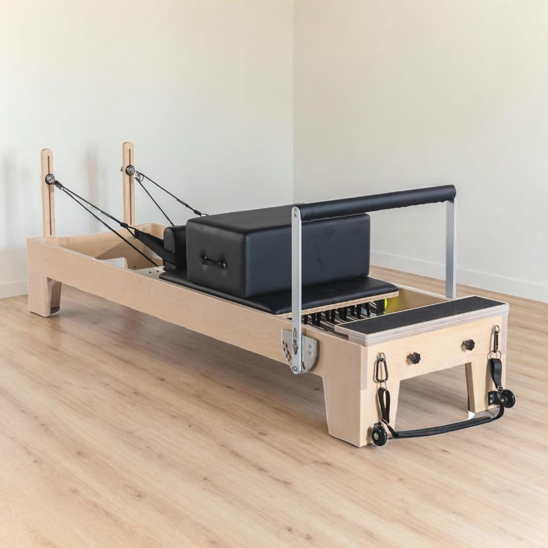 Oak Wood Reformer Core Pilates Machine - Oli Joy Sports 