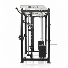 Load image into Gallery viewer, OLIJOY 3.0mm Dual Stack Smith &amp; Functional Trainer Power Rack
