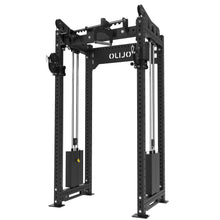 Load image into Gallery viewer, Cable Crossover Trainer Modular Power Rack System Pin Loaded with Adjustable Chin-up Bar

