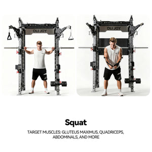 All-in-One Smith Machine Cable Crossover – Pin-Loaded Strength Trainer for Home & Commercial Gym