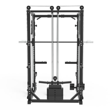 Commercial Grade Smith Machine With Weights Squat Rack Crossover Machine - Oli Joy Sports 