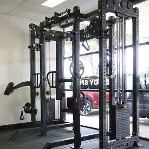 Ultimate Multi function Power Rack Pin Loaded Cable System Modular Power Rack System