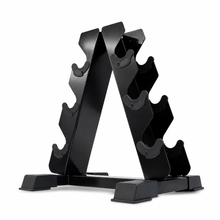 Load image into Gallery viewer, OLI JOY Steel Vertical 3 Pair Dumbbell Rack
