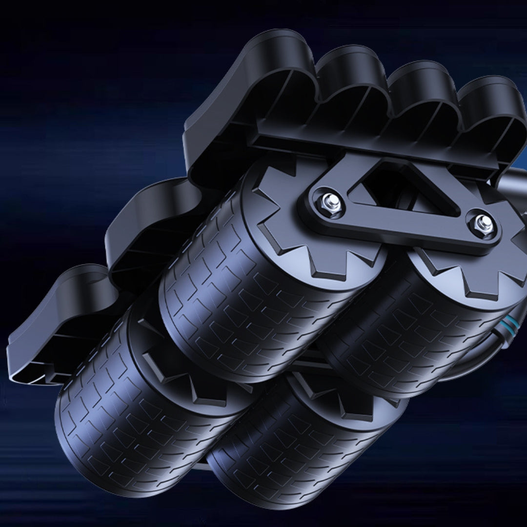 Extra Elbow Support 4-Wheel Automatic Rebound Ab Roller - Oli Joy Sports 