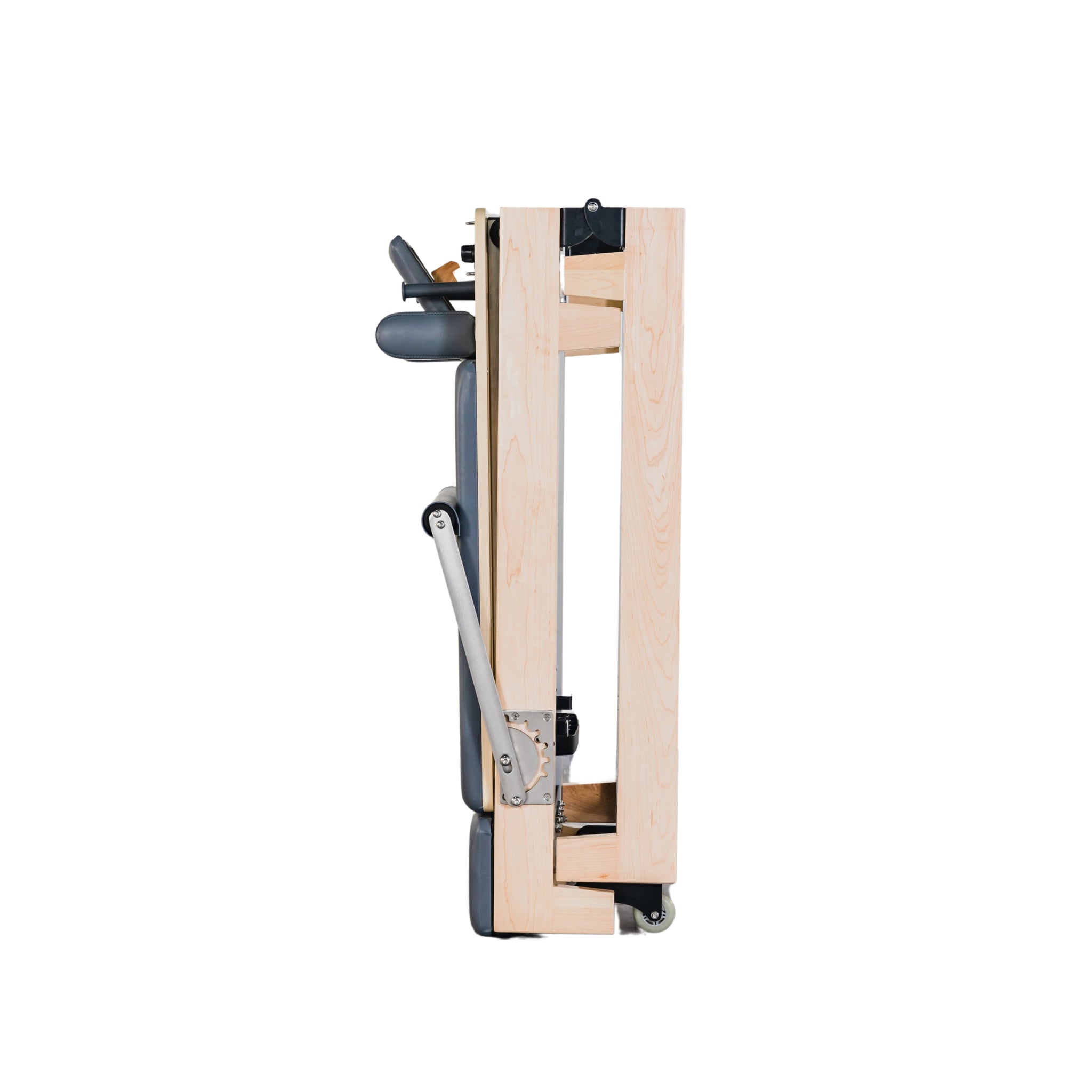 Foldable Pilates Reformer Oak Wood - Oli Joy Sports 