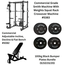 Load image into Gallery viewer, Preorder Smith Machines &amp; Fitness Equipment Bundle(100KG) 5383 BEST for HOME use NO.1
