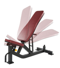 Load image into Gallery viewer, Half Rack Smith Machine Bundle - 100kg Rubber Weight Plates &amp; Adjustable Bench
