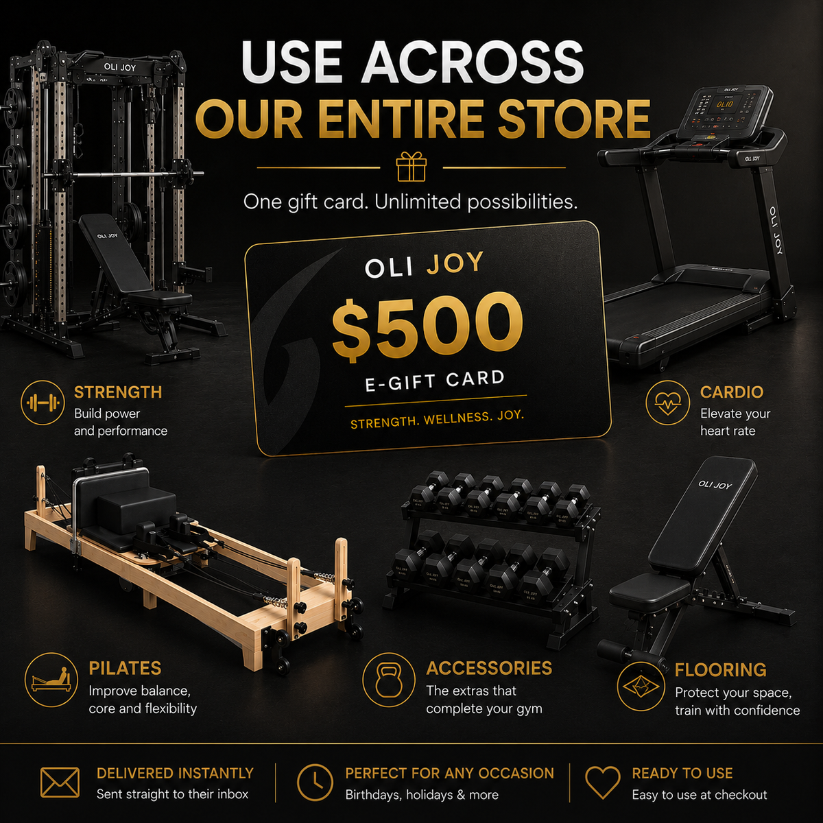 OLI JOY Fitness E-Gift Card