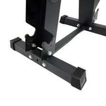 Load image into Gallery viewer, 5kg to 20kg Chrome Round Dumbbell &amp; Storage Rack &amp; Premium Bench Bundle (6 pairs - 150kg)
