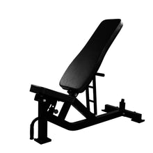 Load image into Gallery viewer, Squat Rack &amp; Lat Pull Down Cage Bundle - 100kg Rubber Weight Plates, Barbell &amp; Bench
