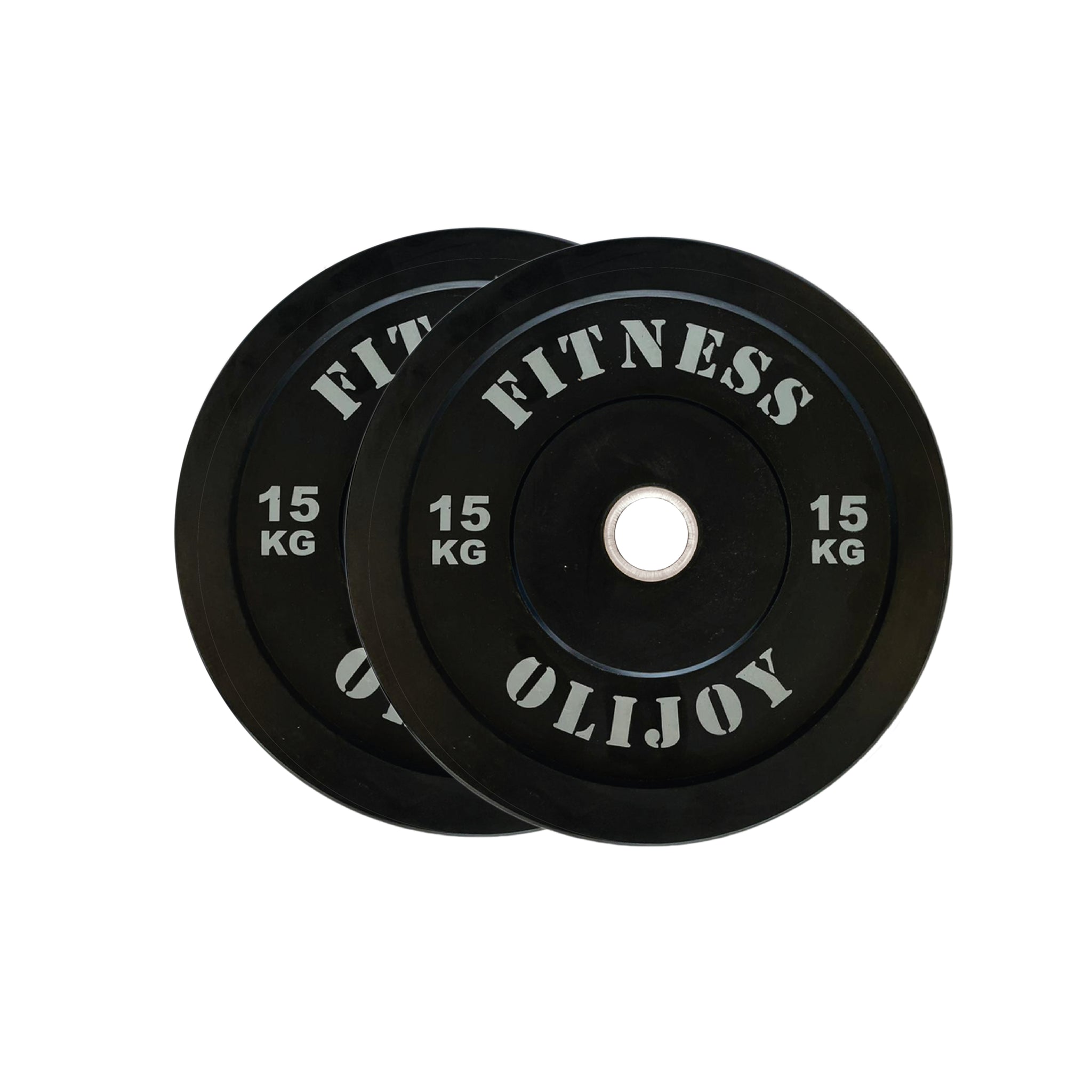 100kg Black Bumper Plates & Barbell Bundle (2.2m bar) - Oli Joy Sports 