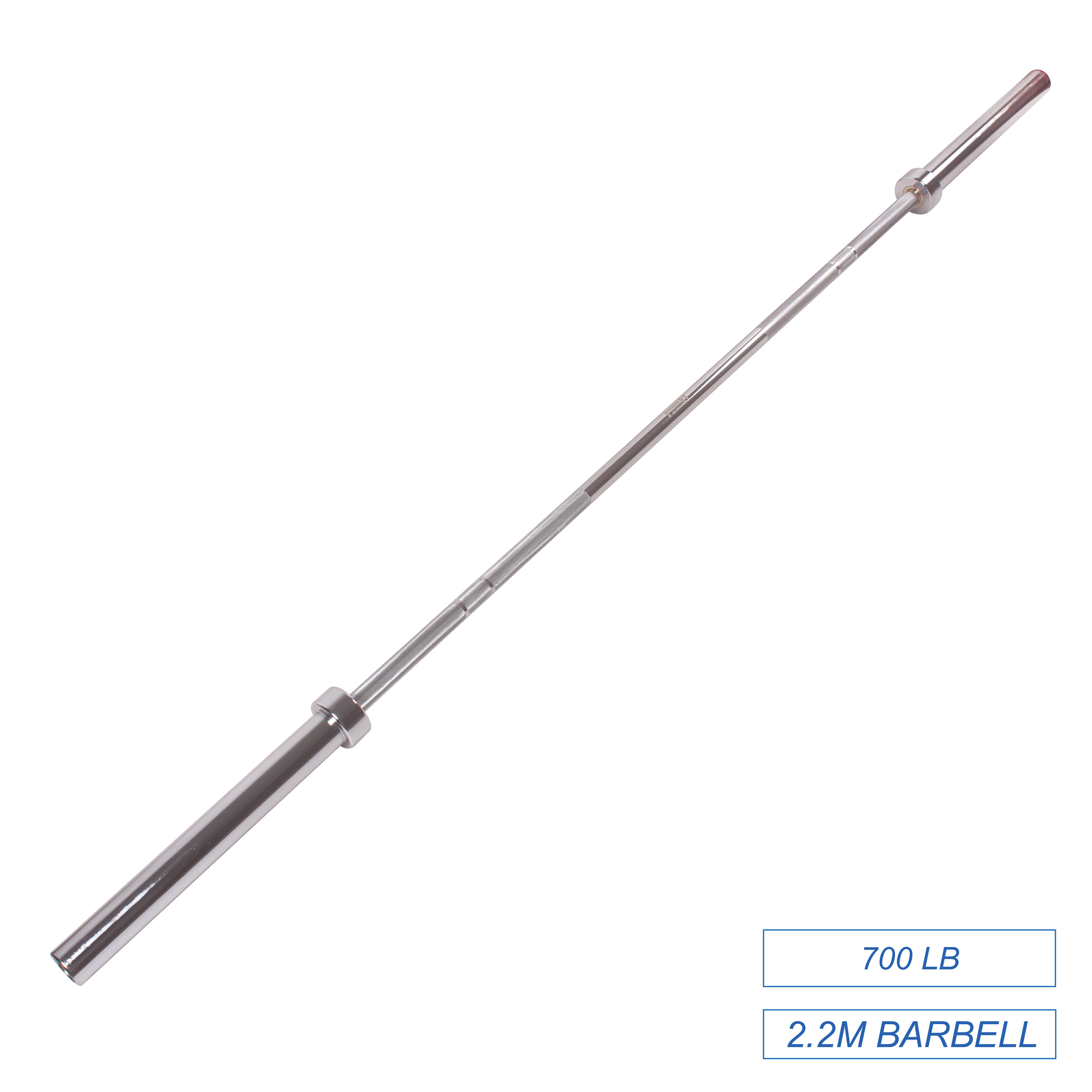 150kg Black Cast Iron Plates & Barbell Bundle (2.2m bar) - Oli Joy Sports 