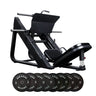Pre Order Leg Press Machine Bundle - 100kg Black Bumper Weight Plates - Oli Joy Sports 
