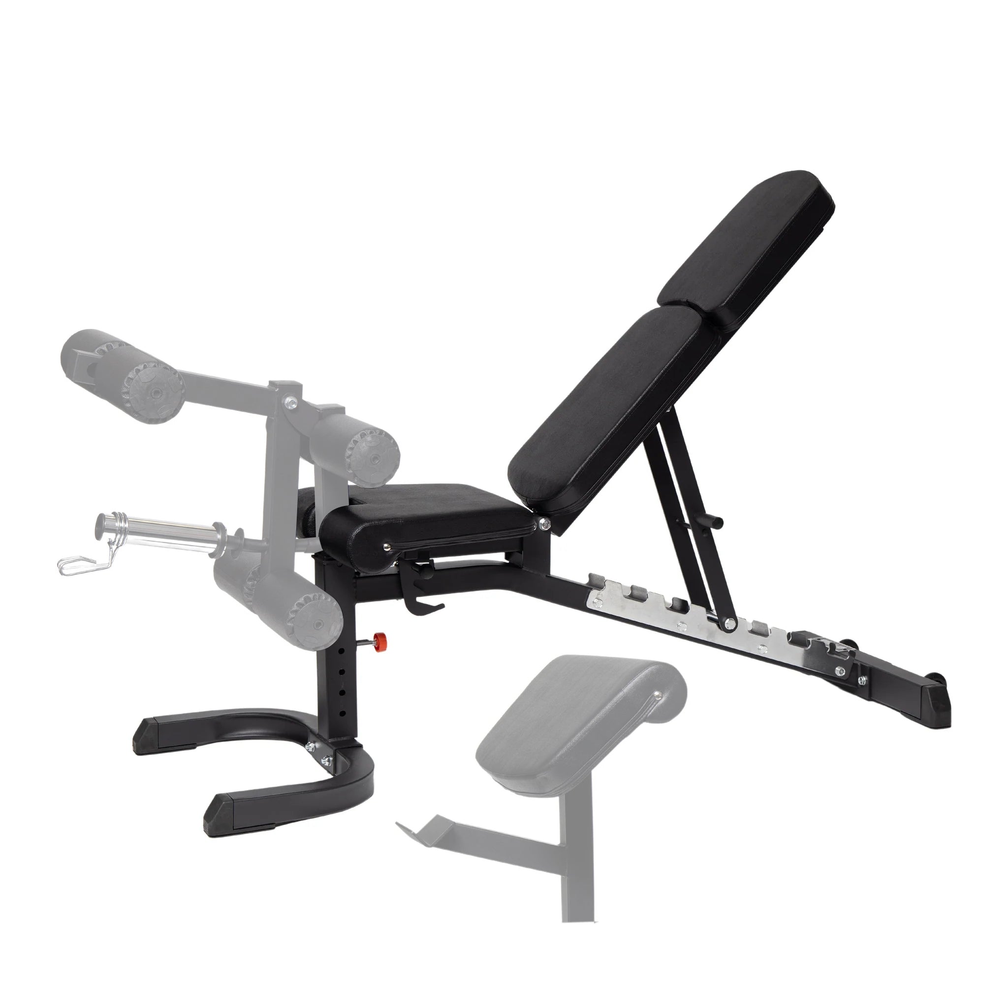 Impact Home gym fitness Multi Trainer（5383） + Adjustable Bench + Olympic Weight Plates(100kg) + Olympic Barbell