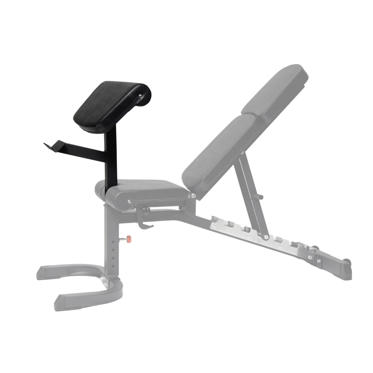 Adjustable Heavy Duty Workout Bench Bicep Curl Attachment