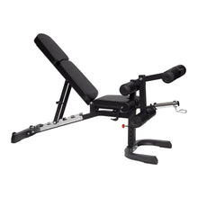 Load image into Gallery viewer, Adjustable Heavy Duty Workout Bench Plus Bicep Curl Attachment &amp; Leg Curl Attachment
