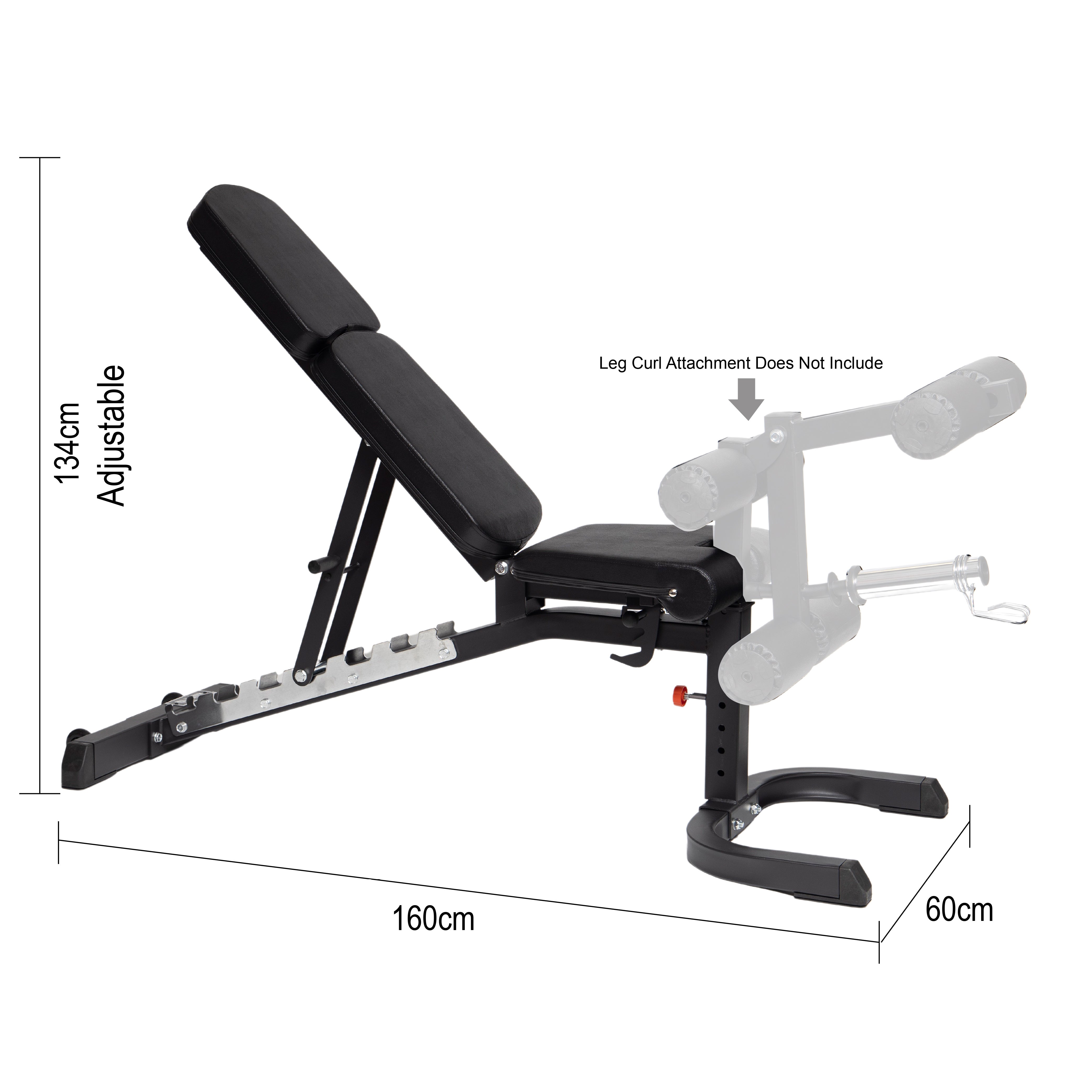 Adjustable Heavy Duty Workout Bench - Oli Joy Sports 