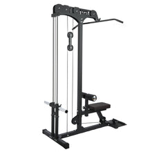 Load image into Gallery viewer, Lat Pull Down Low Row Machine Bundle - 155kg Rubber Weight Plates
