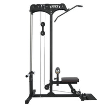 Load image into Gallery viewer, Lat Pull Down Low Row Machine Bundle - 155kg Rubber Weight Plates
