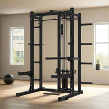 Load image into Gallery viewer, Multifunctional Squat Rack Lat Pull Down Dip Bar Chin Up Bar
