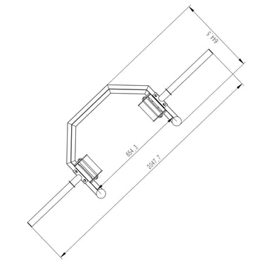 Open Multi Grip Hex Trap Bar - Oli Joy Sports 