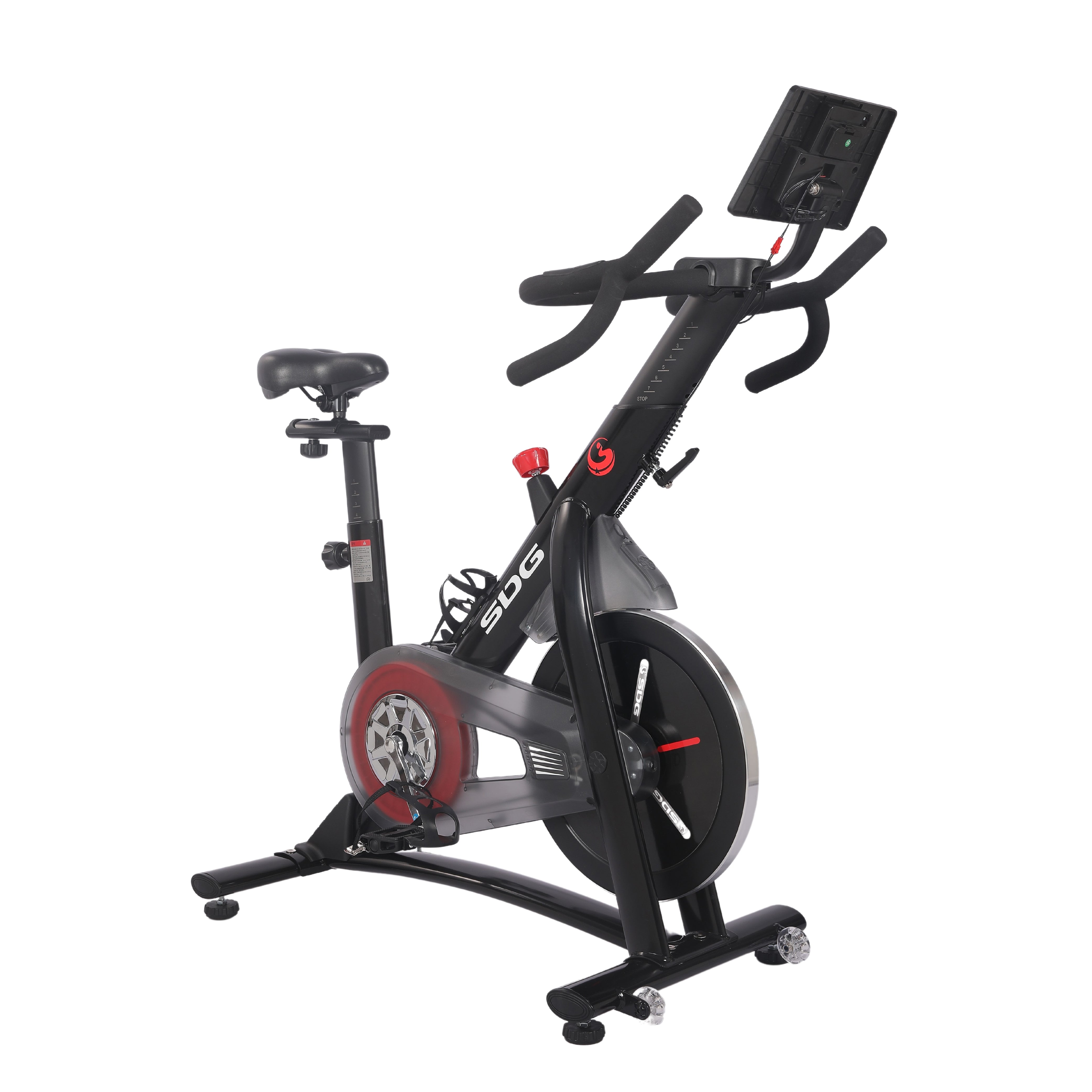 6KG Flywheel Spin Exercise Bike Magnetic Adjustable Resistance System - Oli Joy Sports 