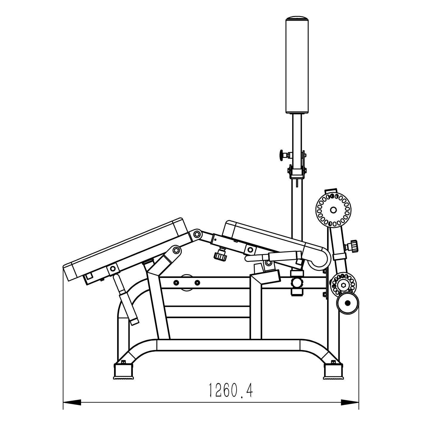 Oli Joy 5360 Leg Extension & Curl Bundle – Lower Body Strength System with 100 kg Olympic Bumper Plates