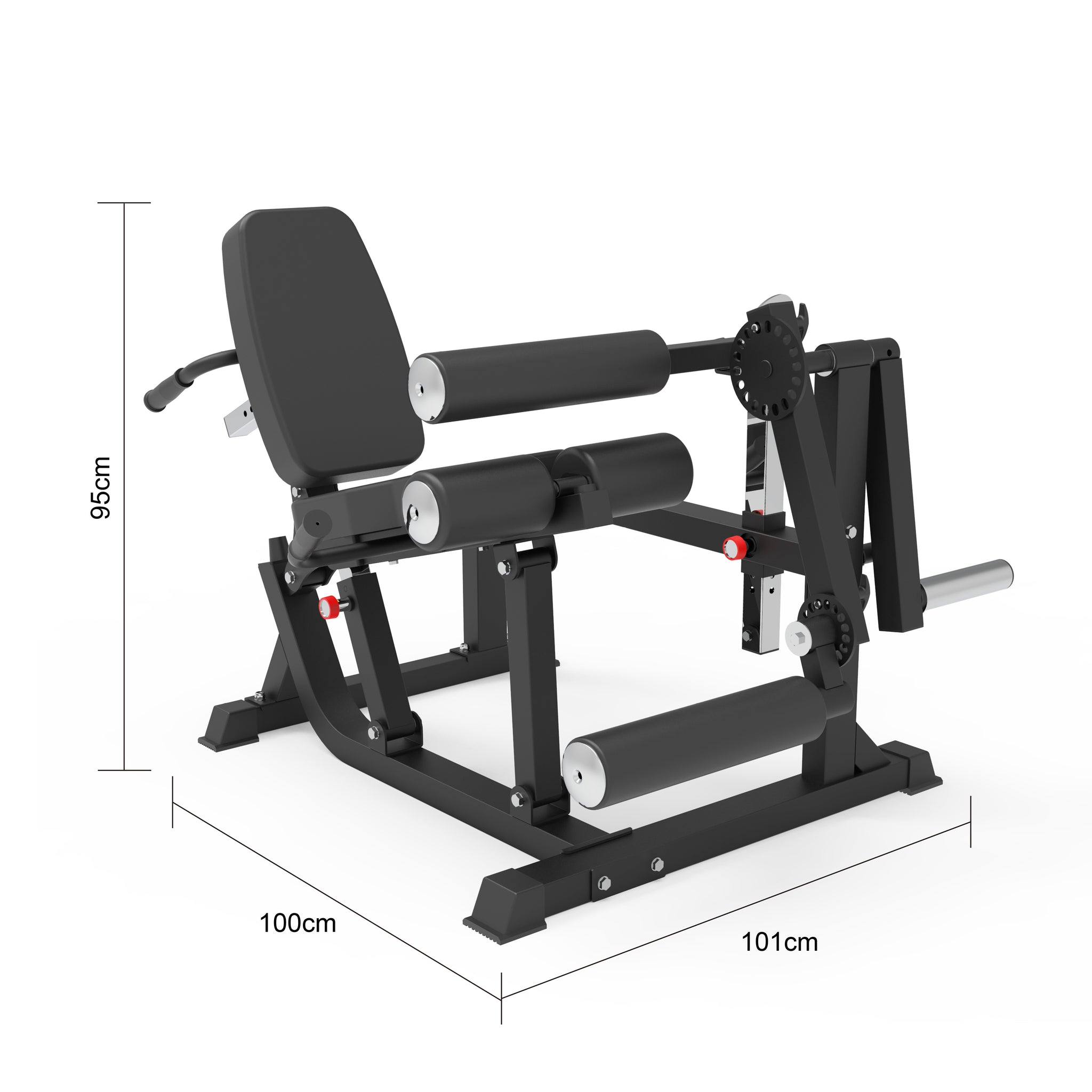 Leg Extension & Leg Curl Machine - Oli Joy Sports 