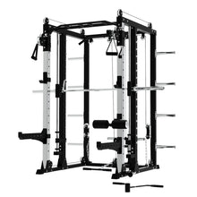 Load image into Gallery viewer, 5361 Premium Grade Smith Machine Squat Rack Lat Pull Down Crossover Machine Ultimate Fitness Power Pack
