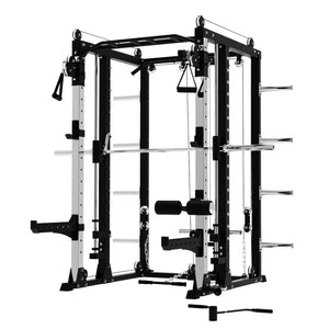 5361 Premium Grade Smith Machine Squat Rack Lat Pull Down Crossover Machine Ultimate Fitness Power Pack